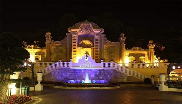 东部华侨城茵特拉根总统堡灯光设计