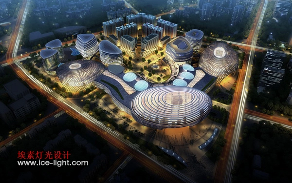 成都首信汇B区夜景亮化