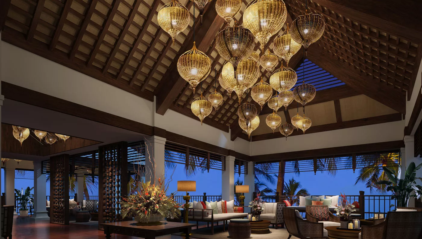 埃素灯光设计之西双版纳花间堂照明设计顾问