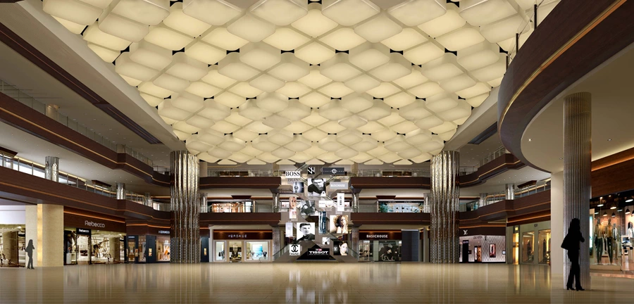 大中华喜悦生活商业广场照明设计