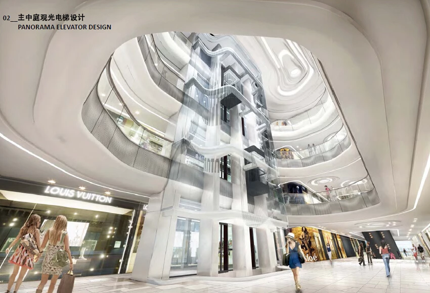 成都棕榈国泉际购物中心灯光设计