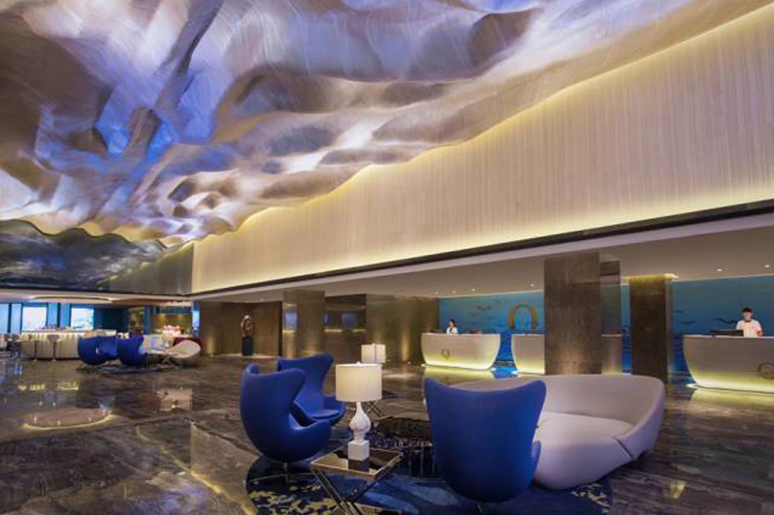 埃素灯光设计之海之冠酒店灯光设计