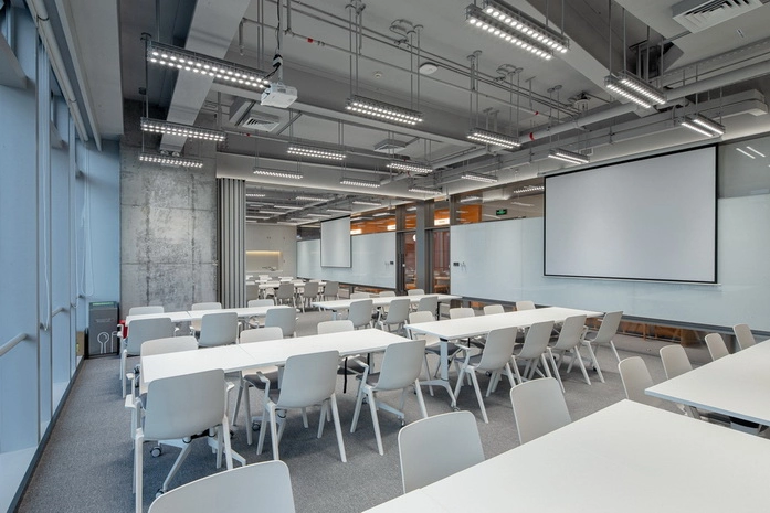 喜茶学院照明设计办公照明--埃素灯光设计