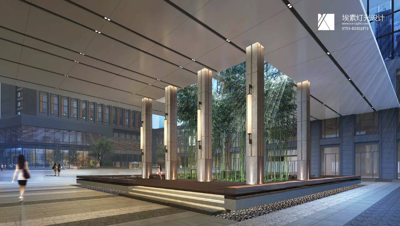 西安中晶科技广场办公楼灯光顾问