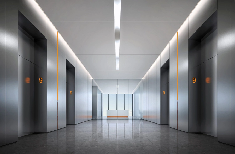 厦门361度办公大楼灯光设计