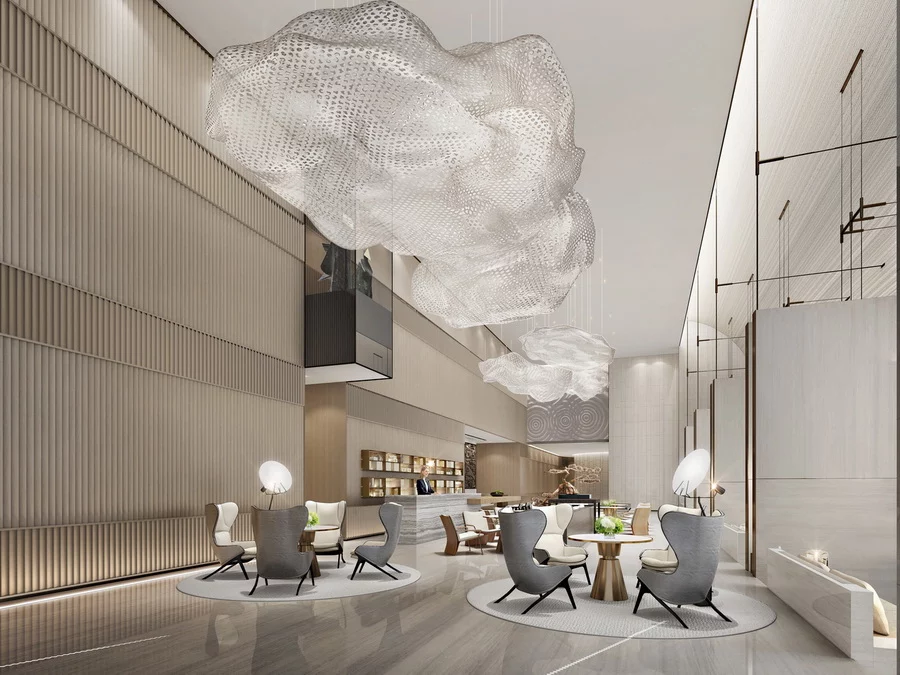 阜阳祥源城南之星售楼处照明设计