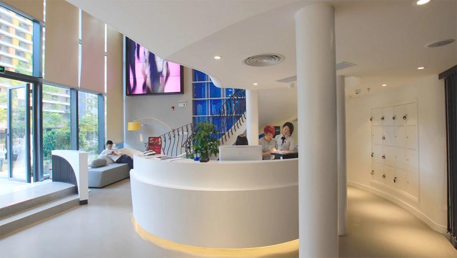 埃素灯光设计之华为美容美发照明设计