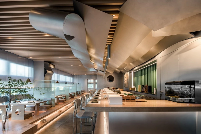 寿司大深圳南山店照明设计--埃素灯光设计