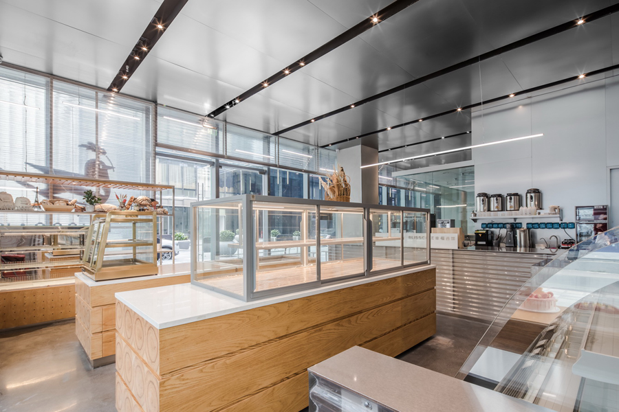 幸福西饼皇庭中心店照明设计-埃素灯光设计