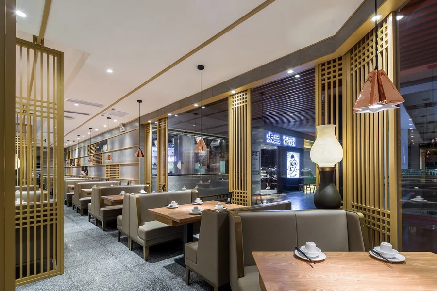 九毛九惠州店照明设计--埃素灯光设计