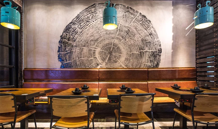 埃素灯光设计--砂师弟餐厅照明设计