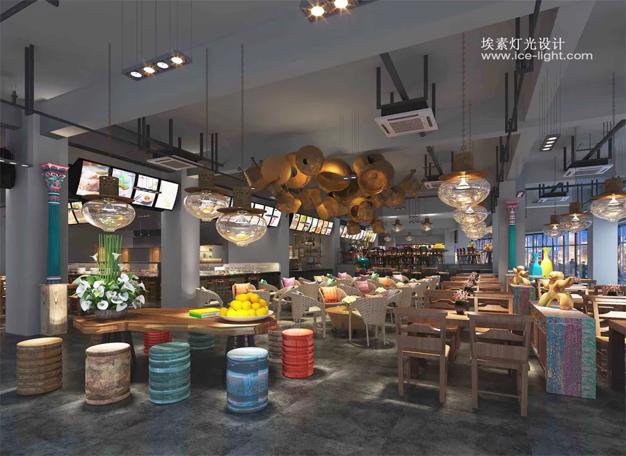 高文安面馆武汉新天地店灯光顾问