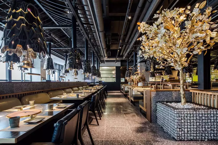 埃素灯光设计之汉阳馆保利店灯光顾问